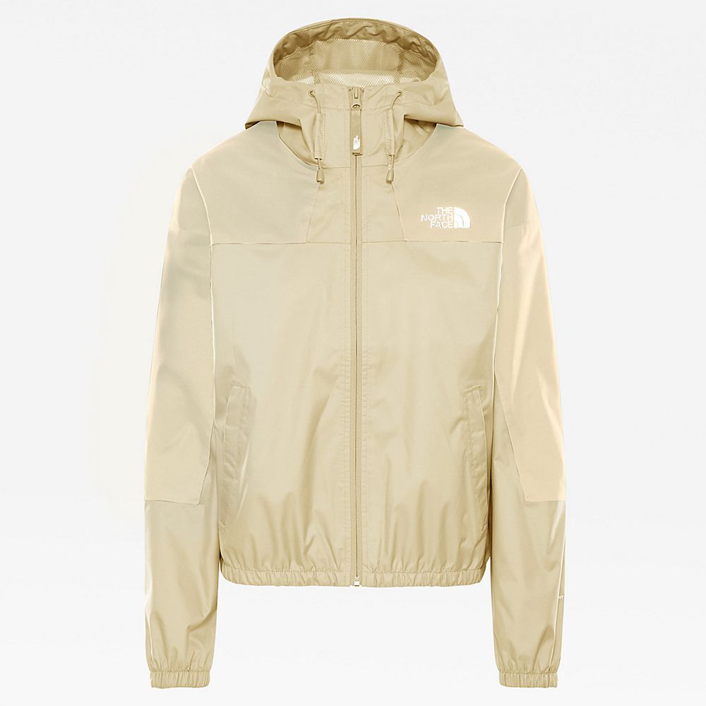 The North Face Rain Jacket Womens Australia - The North Face Lfs Shell Beige / Sand (IYP-765301)